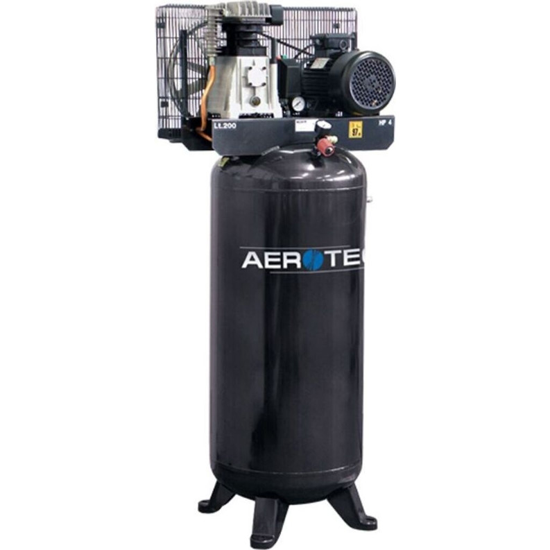 Aerotec - 600-200 S Pro - Keilriemenkompressor - 10 bar, 3 kW