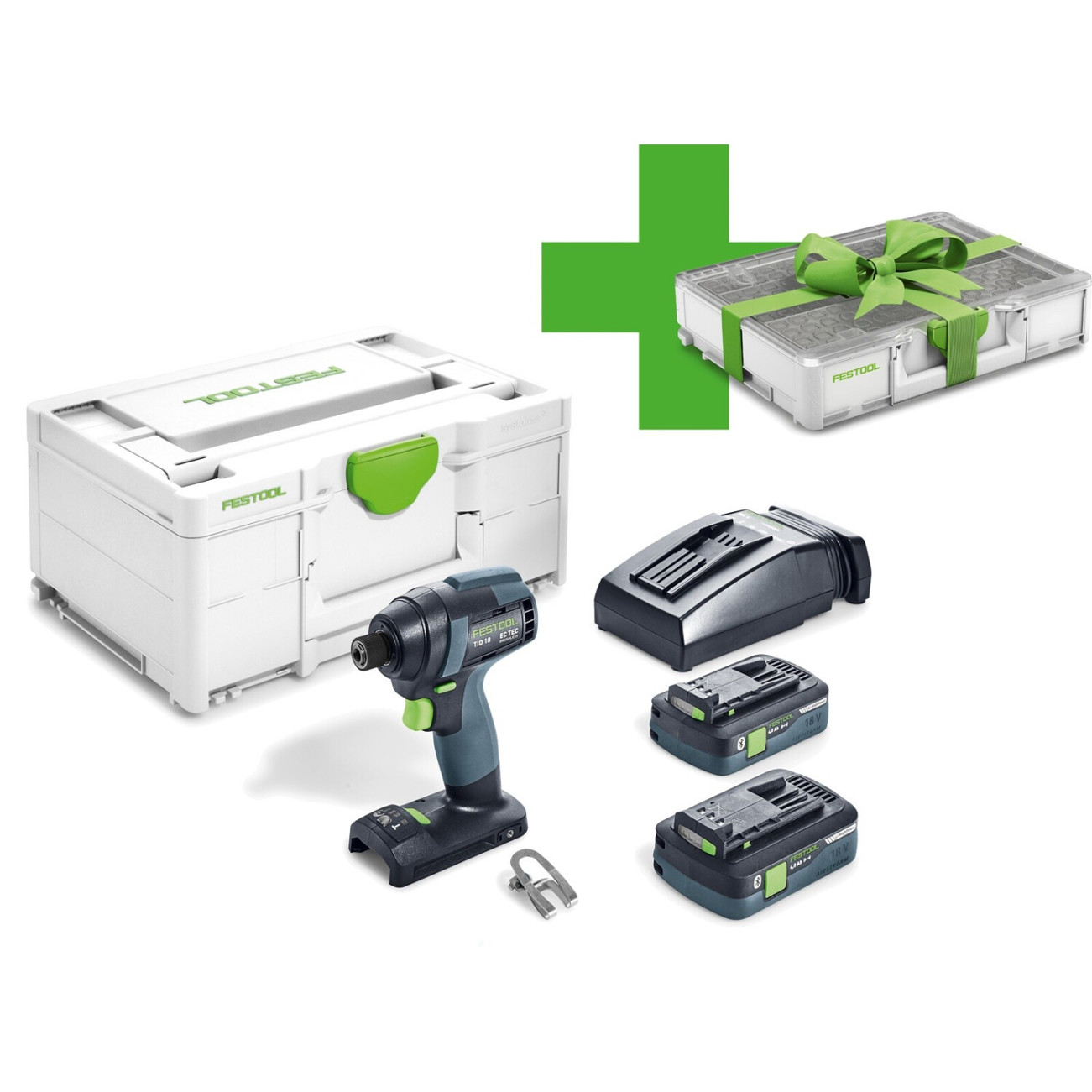 Festool - TID 18 HPC 4,0 I-Plus - 577426 - Akku-Schlagschrauber - 18 V, 2 Akkus, 1,5 kg