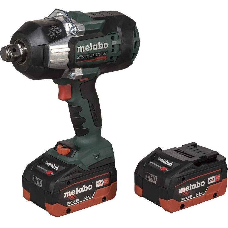 Metabo - SSW 18 LTX 1750 BL - 602402660 - Akku-Schlagschrauber - 18 V, 1750 Nm, 2 Akkus