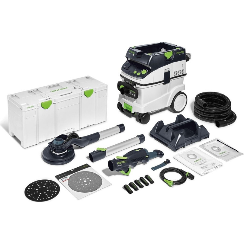 Festool - PLANEX LHS 2 225/CTL 36-Set - 576696 - Trockenbauschleifer - 225 mm Scheibendurchmesser, 550 Watt Leistung