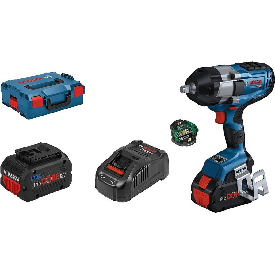 Bosch - GDS 18V-1000 C BITURBO - 0 601 9J8 002 - Schlagschrauber - 1.000 Nm, 2 Akkus, 18 V